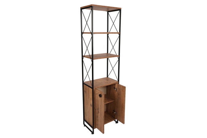 Hanah Home Tervel - Pine Estantería Industrial